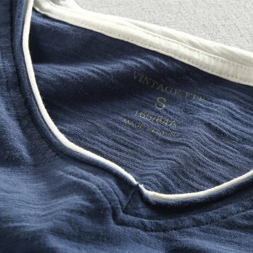 Natan – Bawełniany T-shirt z długim rękawem